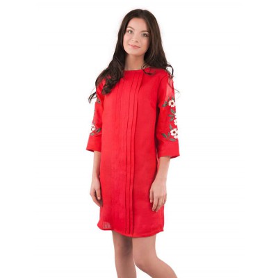 Embroidered blouse-tunic "Fragrance of Spring"